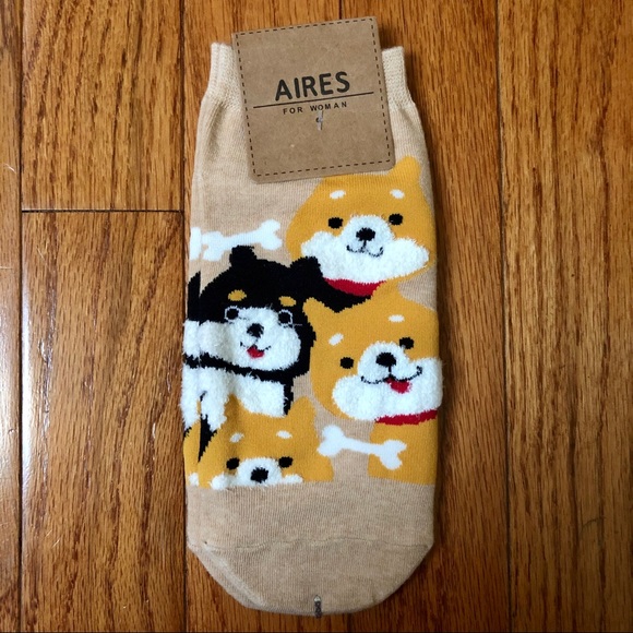 5 Pairs Women’s Aires Graphic No Show Ankle Socks - Picture 3 of 6
